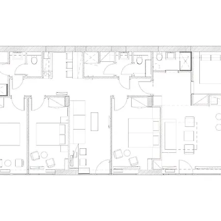 アパート Modern Four Bedroom In Palace District